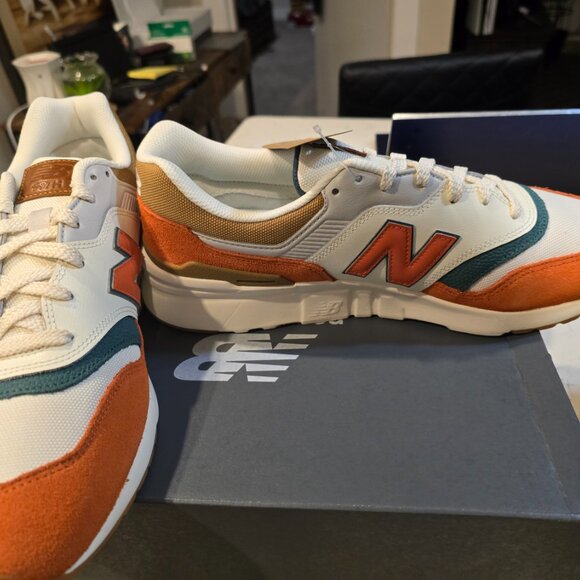 New Balance 997H CORDURA FABRIC Sea Salt Orange CM997HZD Men's Size 12 NEW SHOES - Picture 4 of 12